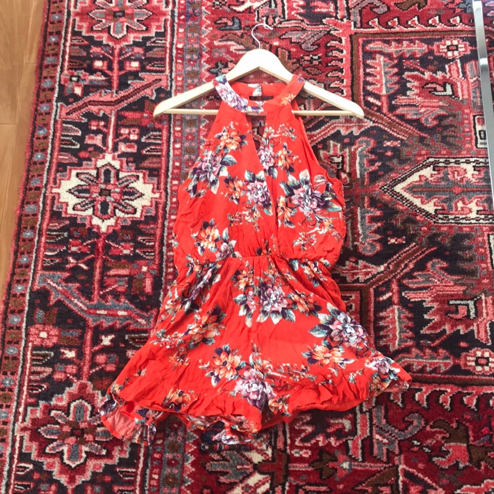 Orange romper size S